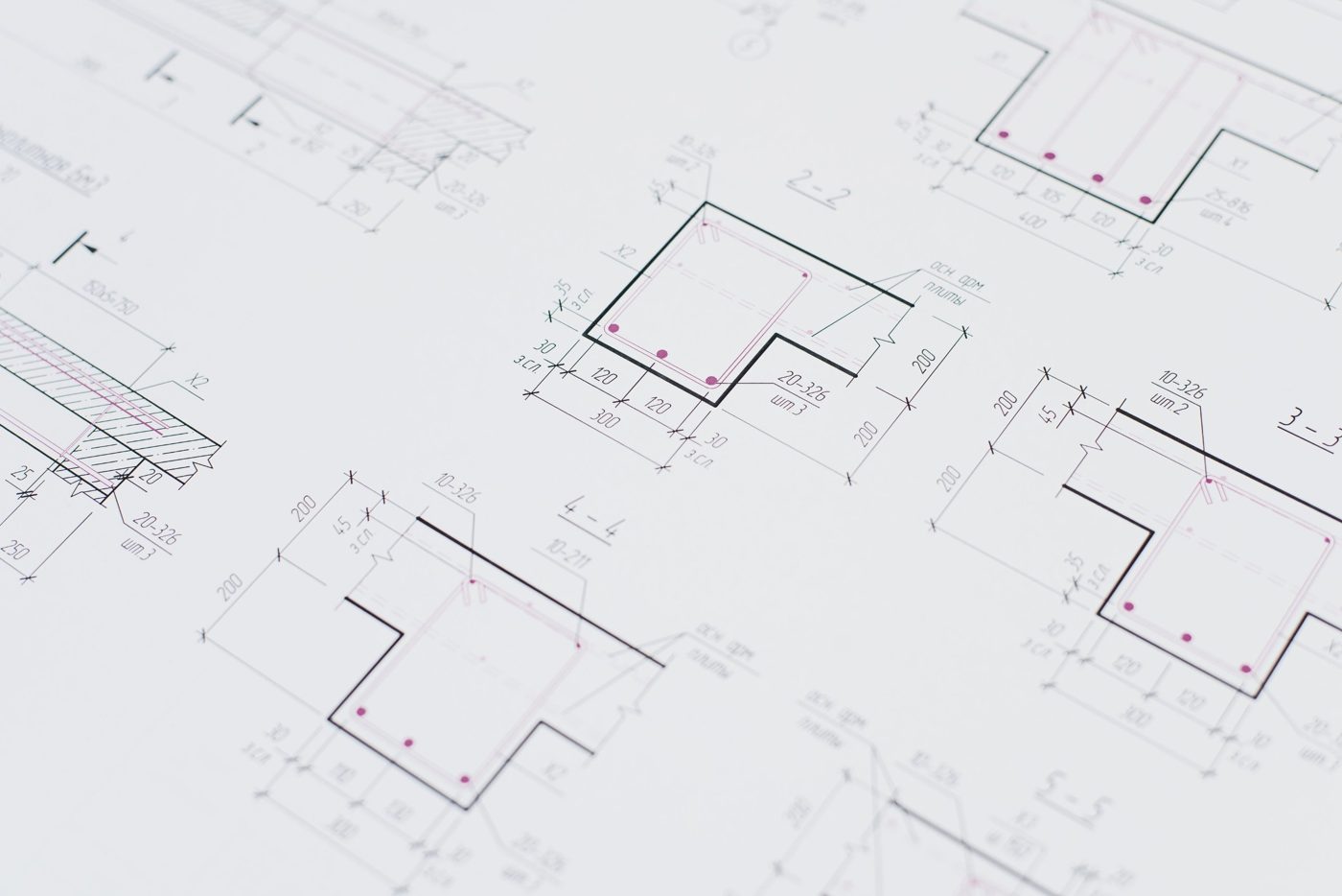 Detalles de armado estructural en planos